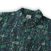 DD Dungeon Master Hawaiian Long Sleeve Shirt Dice Set Tabletop Games Button up Shirt Gifts - The Palmix